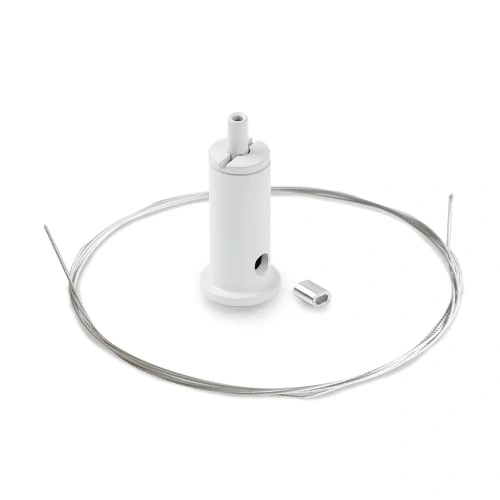 Zawiesie do profili LED "RG-1" 1000 - Biały - zestaw 2 szt.