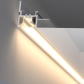Profil aluminiowy LED do sufitów napinanych FOLED-BOK surowy z kloszem - wizualizacja