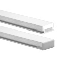 Profil aluminiowy LED HR-ALU anodowany z kloszem i zaślepką