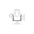 Profil techniczny HR-MAX-T - Surowy - wymiary