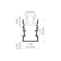 Profil techniczny HR-MAX-TW - Surowy - wymiary