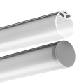 Profil aluminiowy LED JAZ anodowany z kloszem i zaślepką