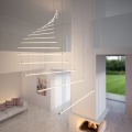 Profil aluminiowy LED JAZ anodowany z kloszem - przykładowa realizacja