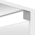 Profil aluminiowy LED KOPRO anodowany z kloszem kwadratowym i zaślepką
