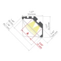 Profil aluminiowy LED KOPRO anodowany - wymiary