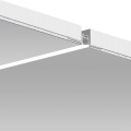 Profil aluminiowy LED KOZEL-10 surowy z kloszem - montaż w płycie - wizualizacja