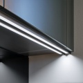 Profil aluminiowy LED MICRO-HG anodowany z kloszem - realizacja