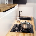 Profil aluminiowy LED MICRO-HG czarny anodowany z kloszem - realizacja