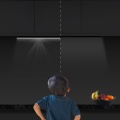 Profil aluminiowy LED MICRO-HG czarny anodowany z kloszem - realizacja