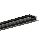 Profil aluminiowy LED MICRO-NK czarny anodowany z kloszem