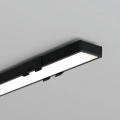 Profil aluminiowy LED MICRO-PLUS czarny anodowany z kloszem - przykładowy montaż