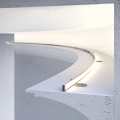 Profil aluminiowy LED MICRO-PLUS czarny anodowany z kloszem - przykładowa realizacja