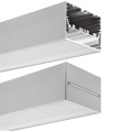 Profil aluminiowy LED MOD-100 anodowany z kloszem i zaślepką