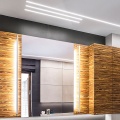 Profil aluminiowy LED OPK-4 anodowany z kloszem - przykładowa realizacja