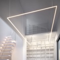 Profil aluminiowy LED OPK-4 anodowany z kloszem - przykładowa realizacja