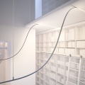Profil aluminiowy LED OPK-4 anodowany z kloszem - przykładowa realizacja