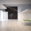 Profil aluminiowy LED OPK-4 anodowany z kloszem - przykładowa realizacja