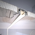 Profil aluminiowy LED OPK-4 anodowany - system do zagipsowania z wykorzystaniem profilu uzupełniającego TPK-4