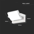 Lampa elewacyjna LED 17W - biała - VT-11020-W