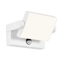 Lampa elewacyjna LED 17W z czujnikiem ruchu - biała - VT-11020S-W