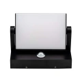 Lampa elewacyjna LED 17W z czujnikiem ruchu - czarna - VT-11020S-B