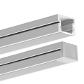 Profil aluminiowy LED PDS-4-PLUS surowy z kloszem i zaślepką