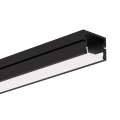 Profil aluminiowy LED PDS-4-PLUS czarny anodowany z kloszem