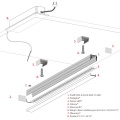 Profil aluminiowy LED PDS-4-PLUS czarny anodowany - schemat montażowy
