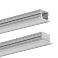 Profil aluminiowy LED PDS-NK anodowany z kloszem i zaślepką