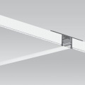 Profil aluminiowy LED PDS-T surowy z kloszem - wizualizacja montażu w płycie karton-gips