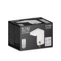 Lampa elewacyjna LED 17W z czujnikiem ruchu - biała - VT-11020S-SQ-W