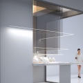 Profil aluminiowy LED PIKO anodowany z kloszem - przykład realizacji