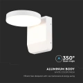 Lampa elewacyjna LED 17W - biała - VT-11020-RD-W