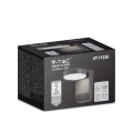 Lampa elewacyjna LED 17W - czarna - VT-11020-RD-B