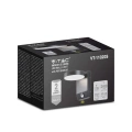 Lampa elewacyjna LED 17W z czujnikiem ruchu - czarna - VT-11020S-RD-B