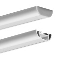 Profil aluminiowy LED TOST anodowany z kloszem i zaślepką