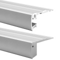 Profil aluminiowy LED STEP anodowany z kloszem i zaślepką