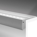 Profil aluminiowy LED STEP anodowany z kloszem - wizualizacja