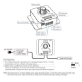 Odbiornik LED - Mono - 12-48V DC 1x8A - V1-KS - Schemat instalacji