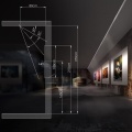 Profil aluminiowy LED POKET surowy - Rysunek techniczny