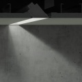 Profil aluminiowy LED POKET biały malowany z kloszem - przykładowa realizacja