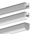 Profil aluminiowy LED REGULOR anodowany z kloszem i zaślepką
