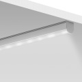 Profil aluminiowy LED REGULOR anodowany z kloszem - wizualizacja