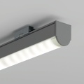 Profil aluminiowy LED REGULOR anodowany z kloszem - wizualizacja
