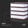 Lampa elewacyjna LED 8W - brązowa - VT-732-B