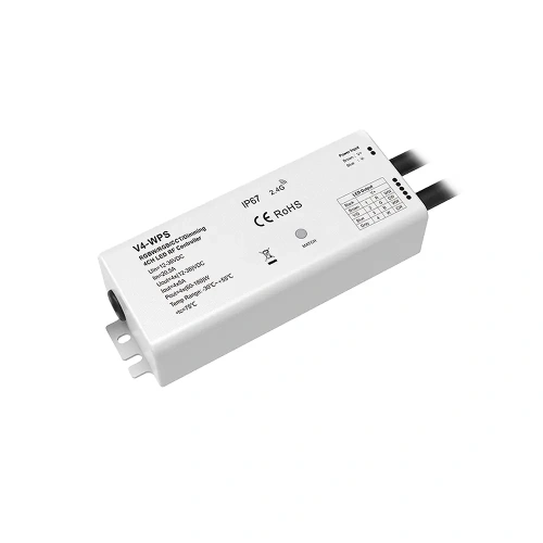 Odbiornik LED - Mono /CCT/ RGB/ RGB+W - 12-36V DC 4x5A - IP67 - V4-WPS
