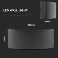 Lampa elewacyjna LED 7W - czarna - VT-848-B