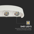 Lampa elewacyjna LED 5W - biała- VT-846-W
