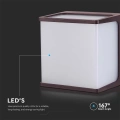 Lampa elewacyjna LED 8W - brązowa - VT-708