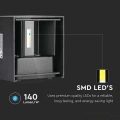 Lampa elewacyjna LED regulowana 5W - czarna- VT-759-B